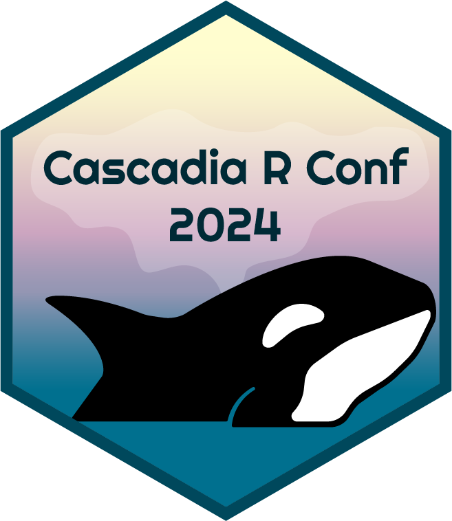 2022 CascadiaRConf Agenda logo